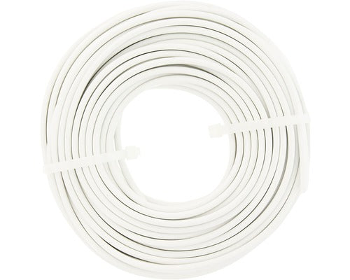 Egt 10 meter ovaal snoer 2x0.75-qmm Wit 91661