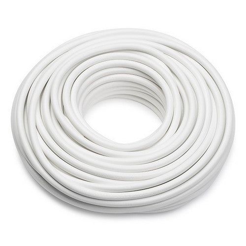 Egt 5 meter Rond snoer 3x 1-qmm Wit