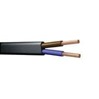 per strekkende meter Ovale snoer 2 x 2x 0,75 mm² Zwart (HSP100) 97054