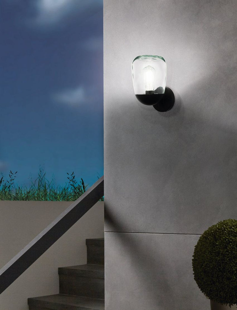 Donatori Outdoor Wandlamp Zwart/Helder De Laatste