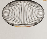 ZTAHL Filo Floating Ovaal Ø300 mm Metal Black