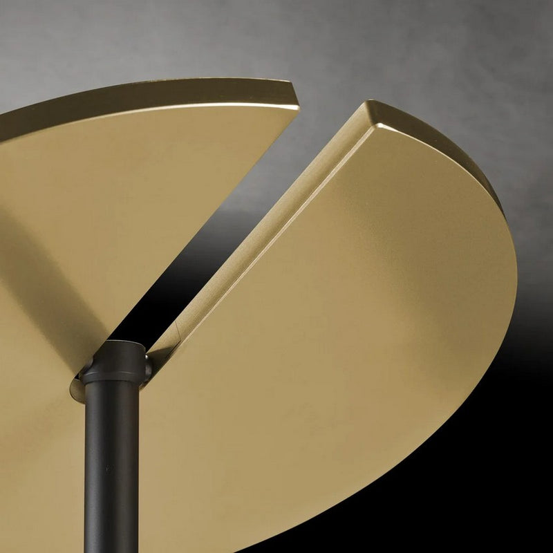 Holtkotter Naxos Vloerlamp 9940-1-59 Zwart/Mat Goud