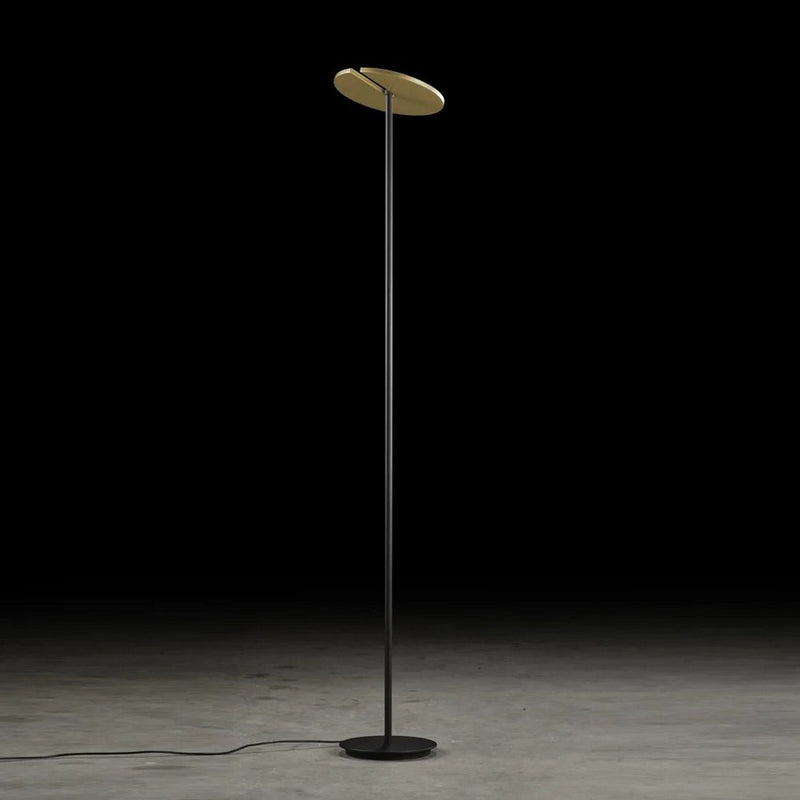 Holtkotter Naxos Vloerlamp 9940-1-59 Zwart/Mat Goud