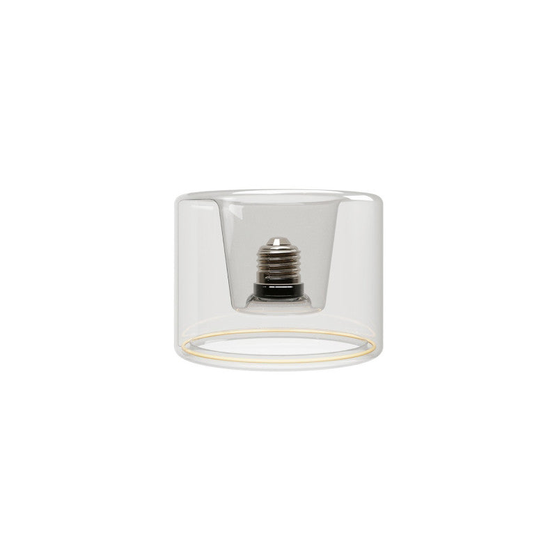 Ztahl Ghost Line Donut Ø120mm/90mm 6watt 380Lumen 1900K Smokey Grey