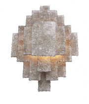 Leclercq en Bouwman Beluga wandlamp 1 lichts LB06/1WLZi (Ambachtelijk Zilver)
