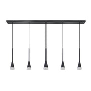 ETH Defender 5-Lichts Hanglamp Zwart 05-HL4367-30