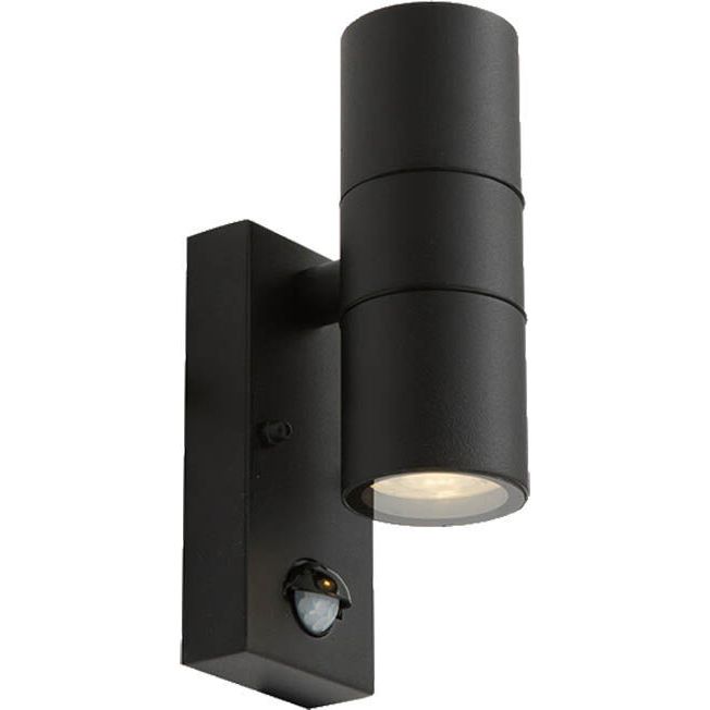 Conos Sensor Zwart Outdoor Up & Downlight Zwart IP44