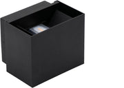 Cube Outdoor Wandlamp IP65 Zwart 9watt