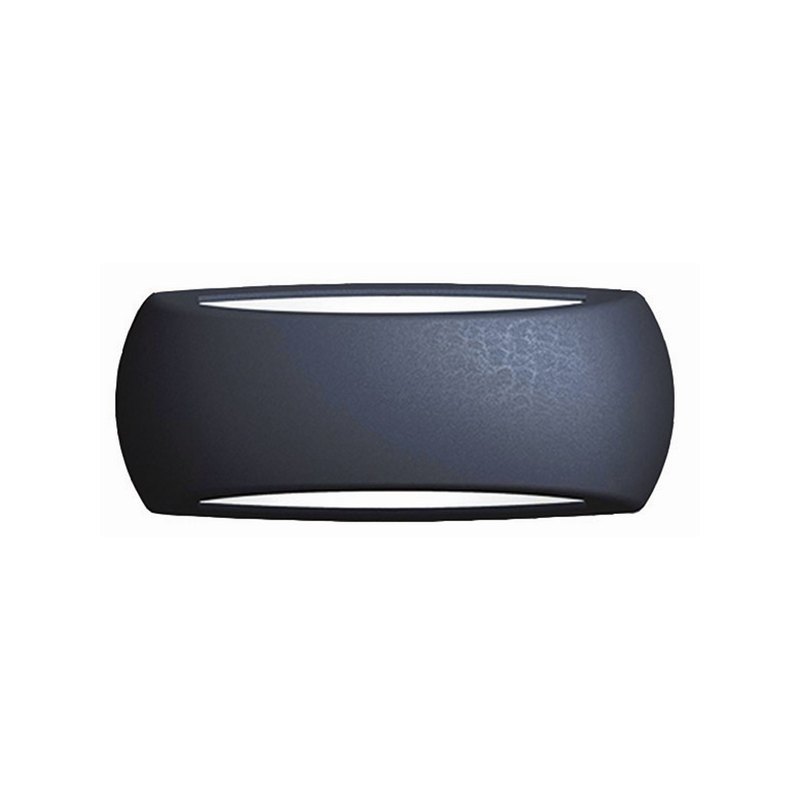 DSV Outdoor Wandlamp Ikara Ip66 Zwart/Opaal De Laatste Showroom model