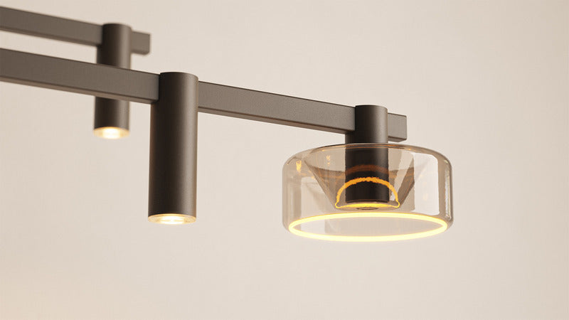 Ztahl Palau 5-Lichts Hanglamp 2110-Platinum