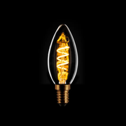 Kaars spiraal filament LED 4w E14 230v 2200k dimbaar Helder