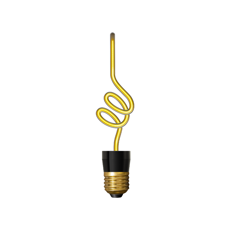 ETH Krul LED 1-2-4w E27 240v 2200k 3 stappen dimbaar + mem. 265L