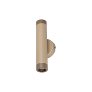 ETH Miller Wandlamp 2x E27 60W Mat Zand/Taupe/Zwart 05-WL1338-59
