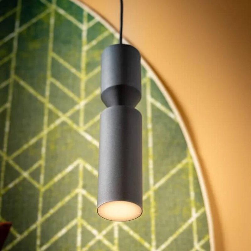 ETH Pencil Hanglamp 2xGU10 ex.bulb 05-HL4222-30 Mat Zwart