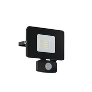 LED Faedo 3 Breedstraler + Sensor Zwart 20watt Op=Op
