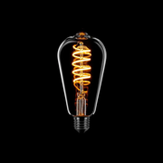 Eth Led Spiraal ST64 Edison Helder 6W | Dimtone 2700K - 2200K