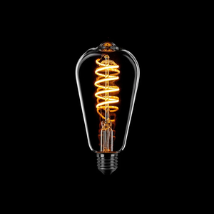 Eth Led Spiraal ST64 Edison Helder 6W | Dimtone 2700K - 2200K
