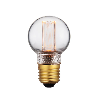 Kooldraad Led kogelampl E27 2.3w/9w Helder dimbaar 65L
