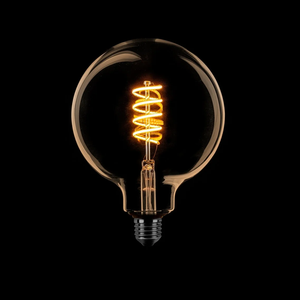 Eth Led spiraal Globe 125mm E27 6W dimtone Flame
