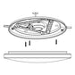 Eglo Frania LED Plafondlamp 28cm Wit 97871