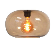 Bellini Los Glas Semi 31 x 19,5 cm Bruin Glas