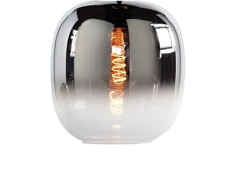 Bellini 23 x 25,5 cm mond geblazen Los Glas Semi Smoke