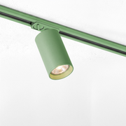 1-Fase Rail Spot 90mmx52mm Salie Groen inclusief Lichtbron GU10