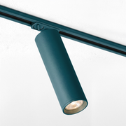 1-Fase Rail Spot 175mmx52mm Petroleum Blauw inclusief Lichtbron GU10