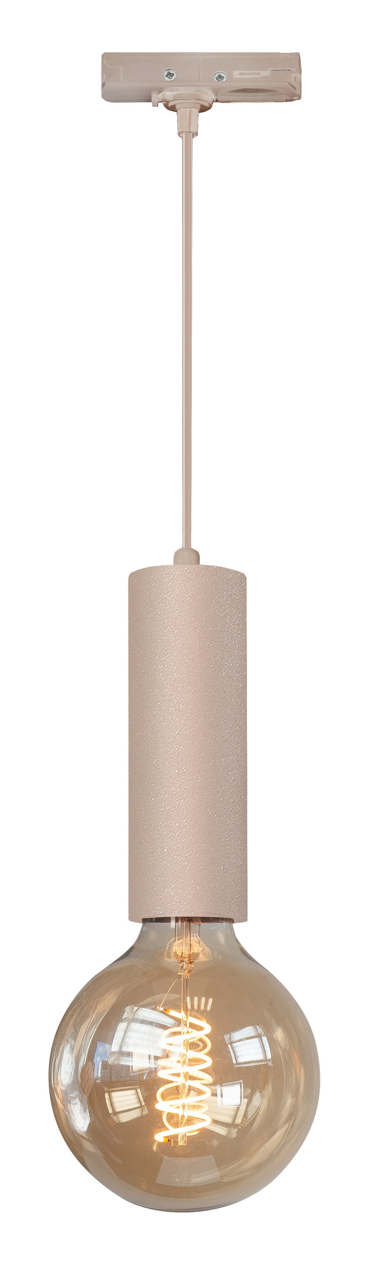 Highlight Track 1-Lichts Perugia Pendel Zand E27 + adapter