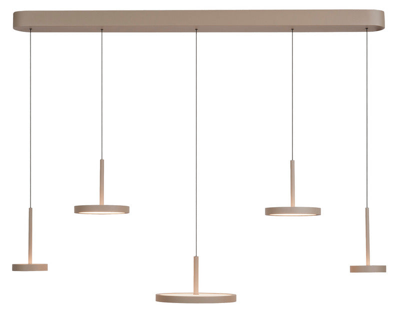 Highlight Falcon 5-Lichts Hanglamp Balk H5172.03 – LED – Zand – Extern Dimbaar