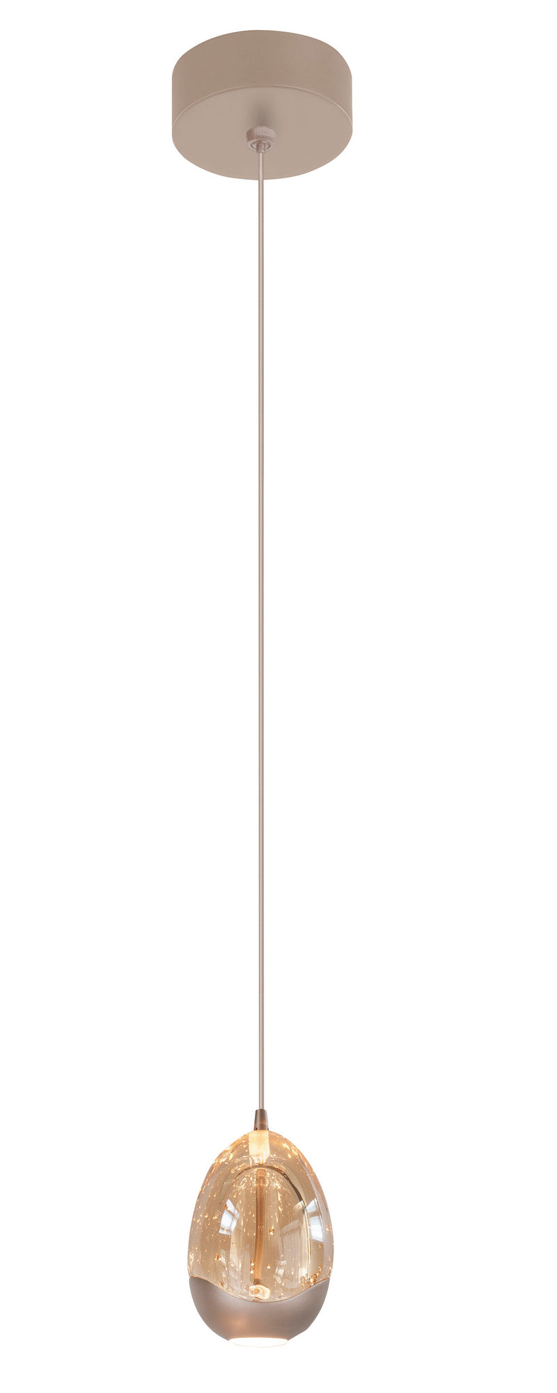 Highlight Golden Egg Champagne 1-Lichts Hanglamp H5455.03