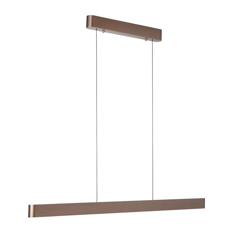 Quinn Hanglamp Up en Down 118cm Mat Choco - De Smid Verlichting