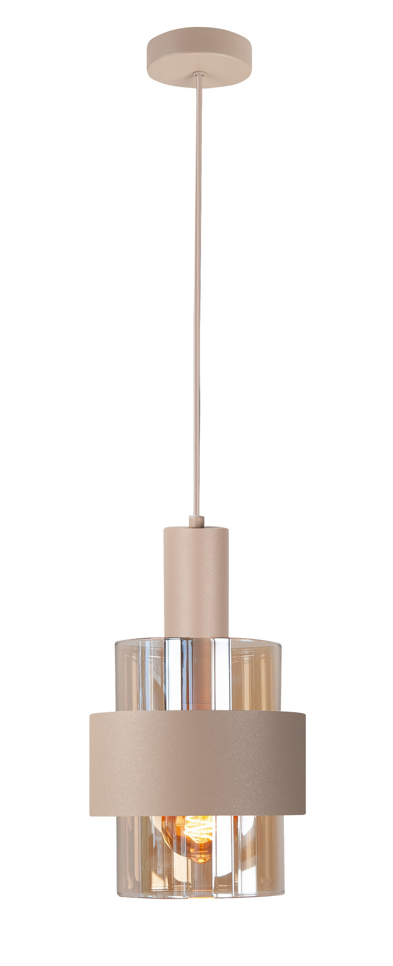 Marrone 1-Lichts Hanglamp Zand