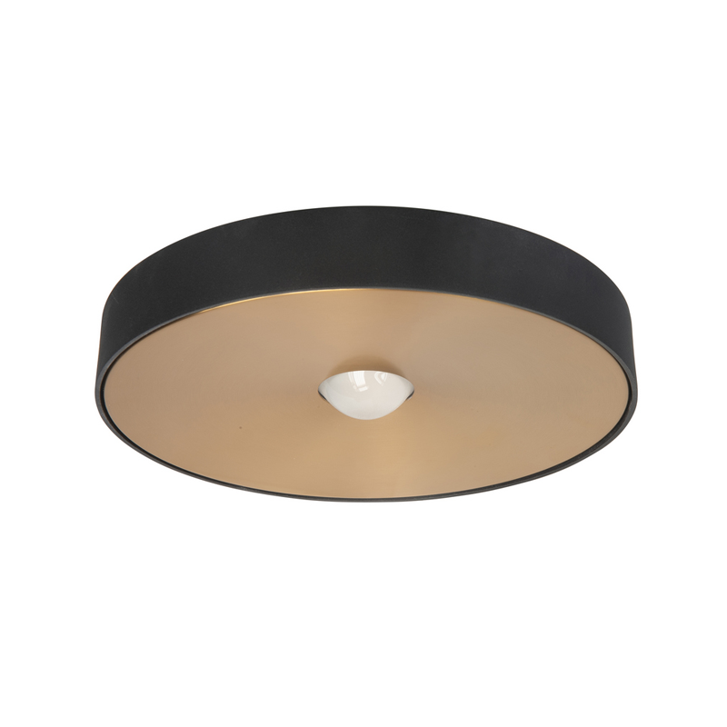 Highlight Bright Plafondlamp Ø26cm P6502.38 Zwart/Goud De Laatste showroom model