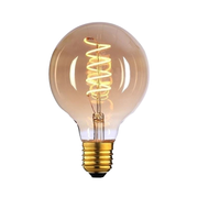 Highlight | E27 | 95 mm globe LED | 6 Watt | goud 3-standen | 260 lumen  L2716.36
