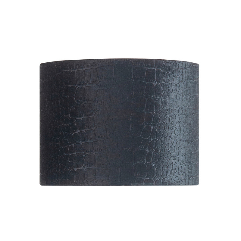 Velourse losse stoffenkap + reliëf 15cm Zwart/Goud OP=OP De Laatste Showroom model