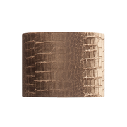 Losse  Velourse stoffenkap + reliëf 30cm Brons/Goud Op=OP De Laatste showroom model