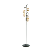 Golden Egg 5-Lichts Vloerlamp V4456.01 Goud/Zwart