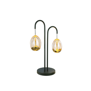 Golden Egg 2-Lichts Tafellamp Goud/Zwart