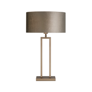 Highlight Monza Tafellamp Groot + Kap T1296.32+O4443.02 Brons/ earth on gold