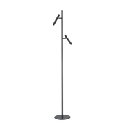 Highlight Nero 2-Lichts Vloer-leeslamp V4244.01 Zwart