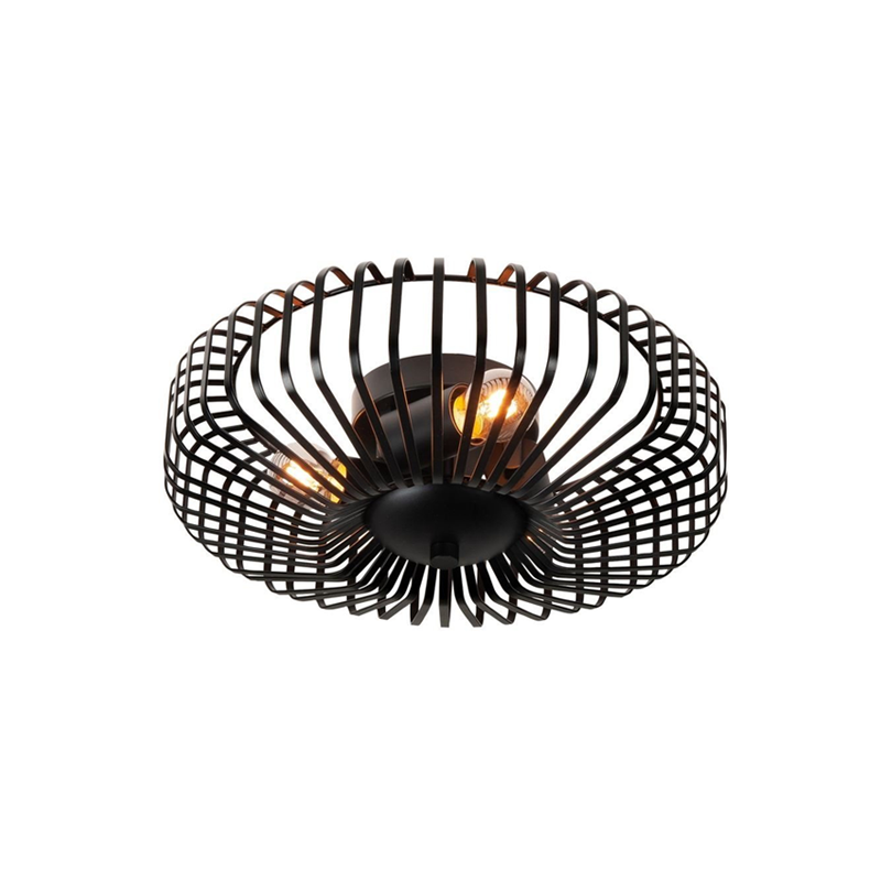 Nino Plafondlamp Ø35cm Zwart