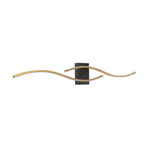 Onda Wandlamp Zwart/Goud De Laatste Showroom model