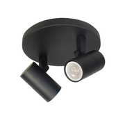 Piccolo 2-Lichts Mini Spot Rond Zwart