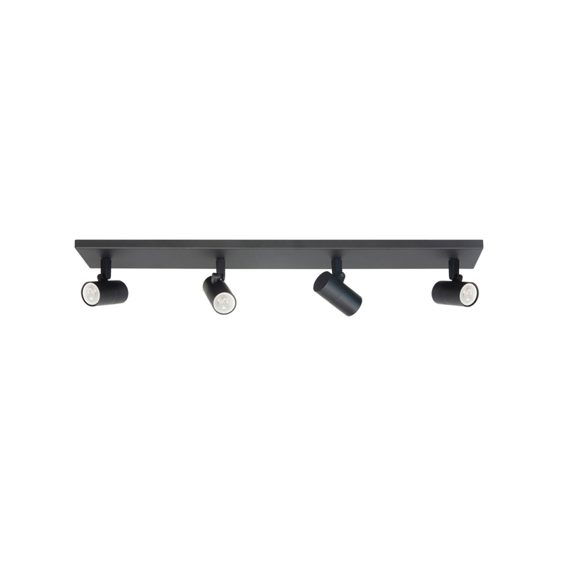 Piccolo 4-Lichts Mini Balk Spot Zwart