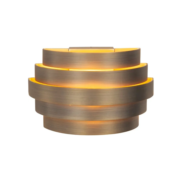 Scudo 20cm Wandlamp Brons W3640.32 - De Smid Verlichting