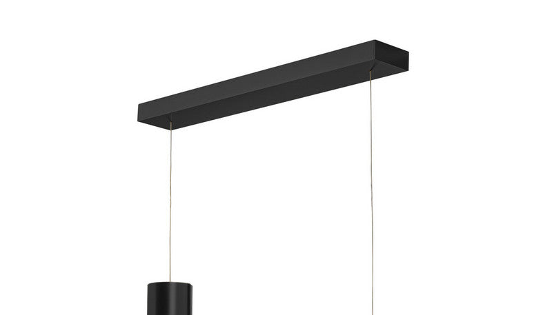 Holtkötter P2 Aura 2-Lichts Hanglamp Zwart/Matt Goud