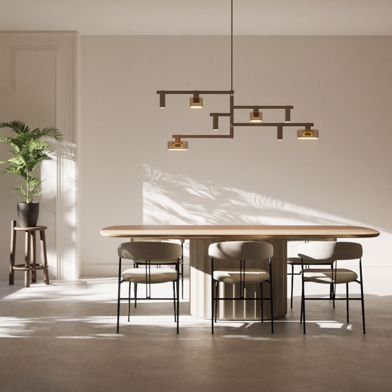 Ztahl Palau 8-Lichts Hanglamp 2100-Quartz