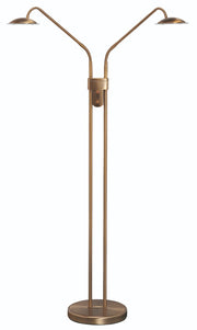 Highlight Jupiter 2-Lichts Vloerlamp 6W LED Brons dimbaar V4711.32