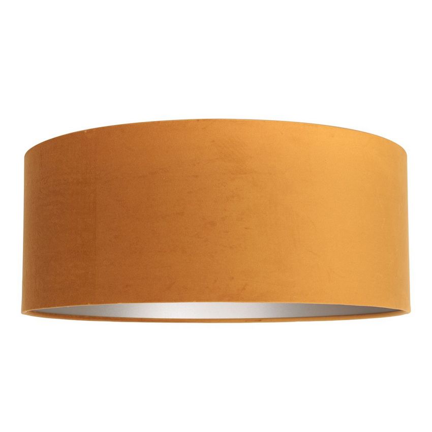 Steinhauer Stoffenkap Kap 50x50x20 Rond Velours "Goud" (Donker Oker)